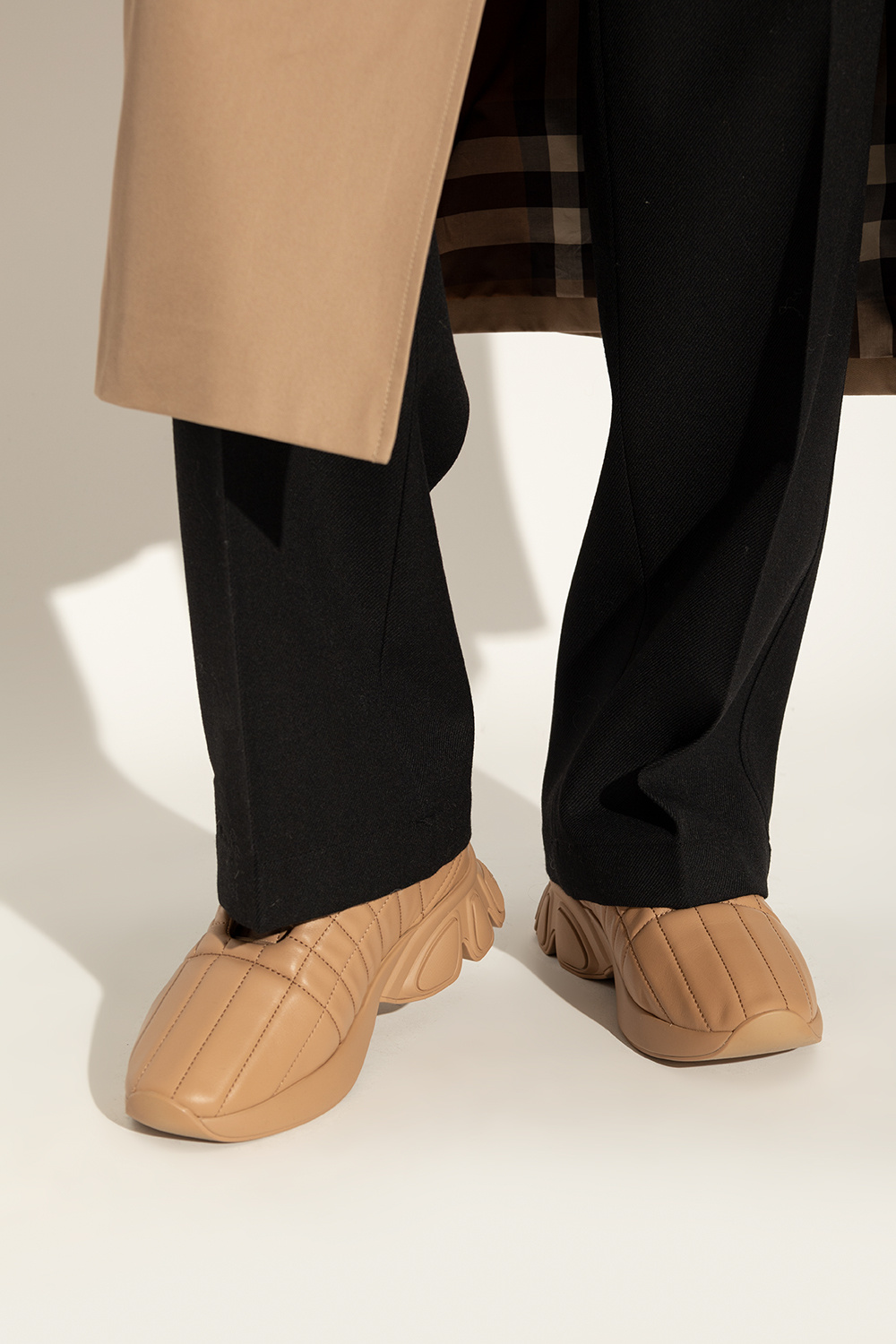 Burberry quilted outlet sneakers